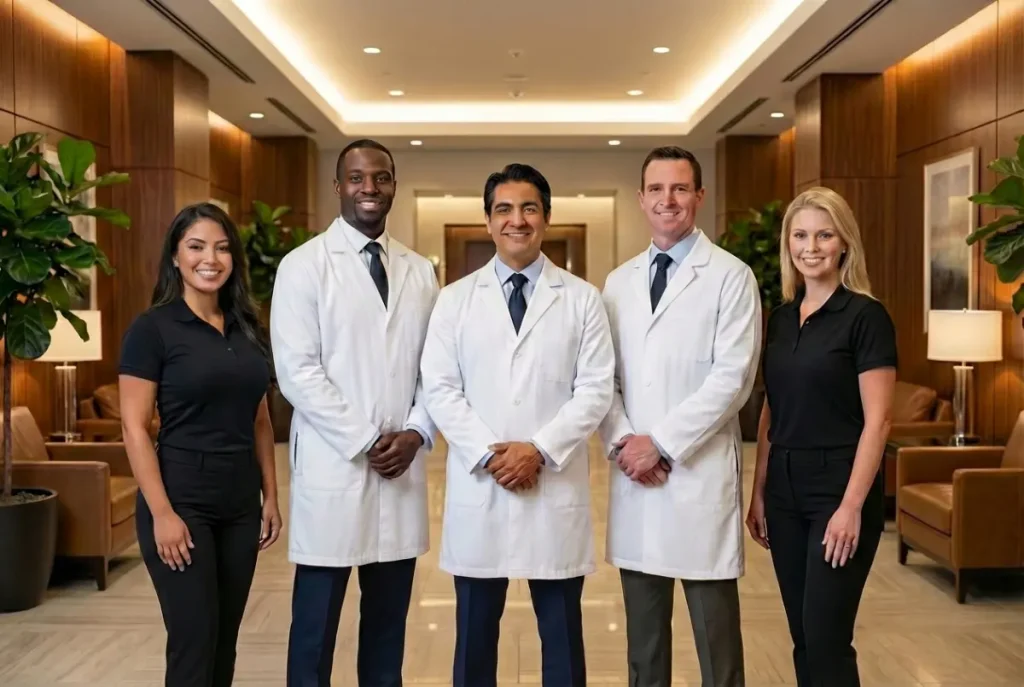 The OG TRT Doctor Crew at the office